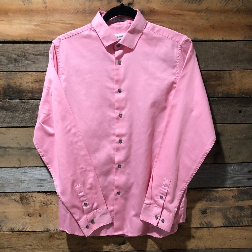 Calvin Klein sateen dress shirt